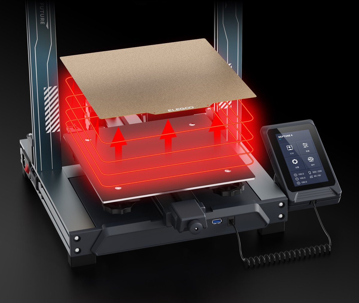 Elegoo Neptune 4 Pro 3D-printer