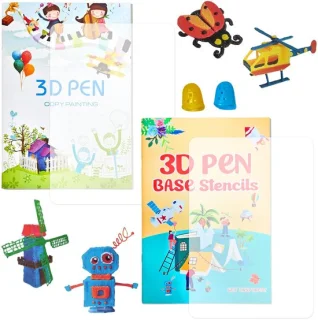Elzusha - set van 2 3D-print tekenboeken