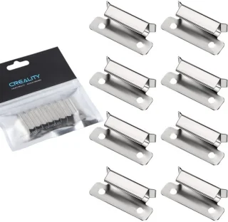 Elzusha - Set van 8 bedclips voor 3D-printer glasplaat