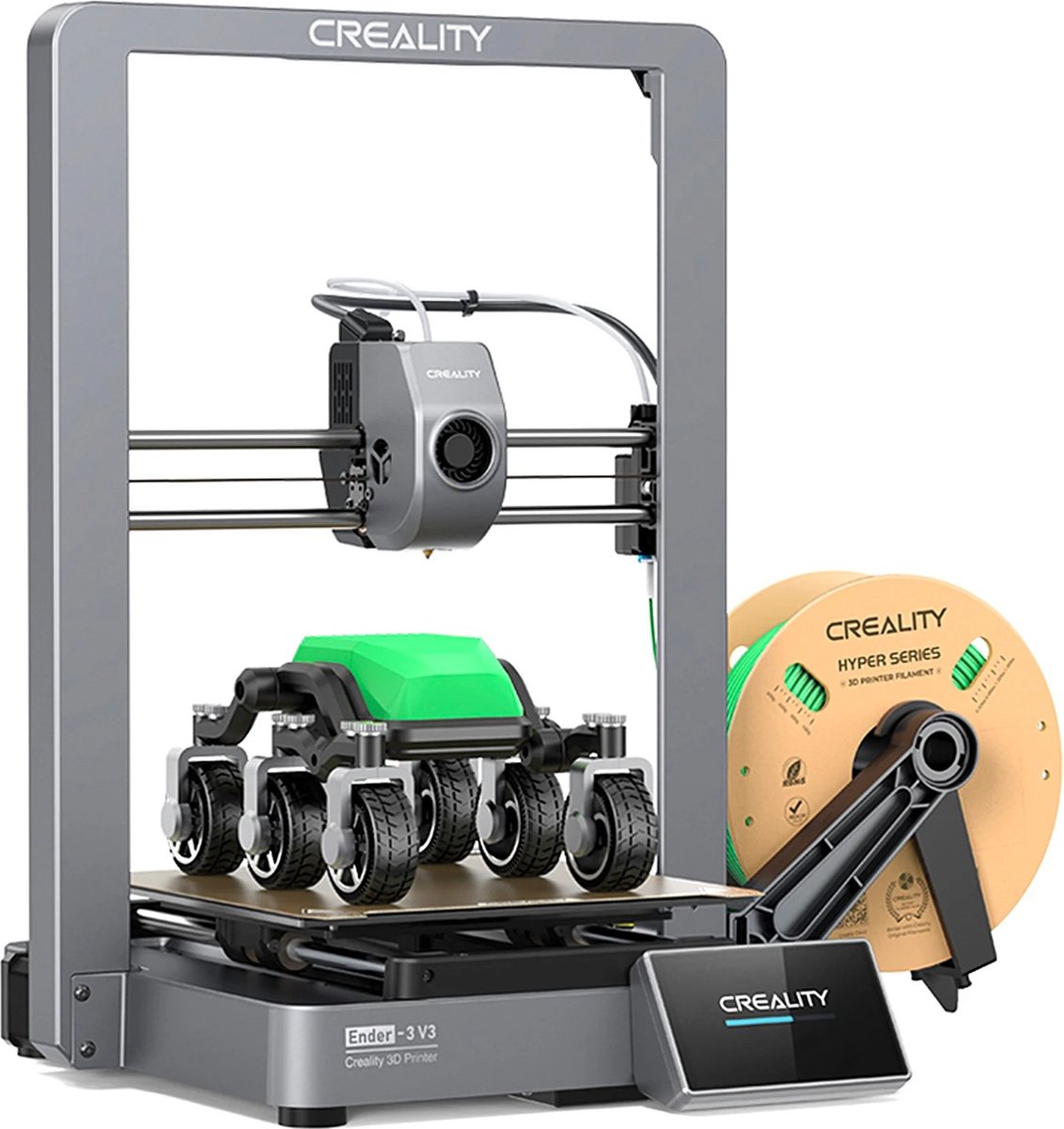 De Ender 3 V3 Volledig Metalen 3D-printer 220x220x250 mm in één oogopslag
