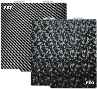 Flexibele PEO PET bouwplaat 184 x 184 mm