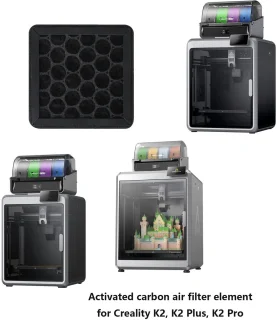 Geactiveerd koolstof luchtfilter voor 3d printer - SolidKeus