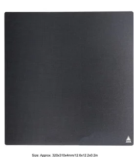 Gehard glas bouwplaat 320x310x4mm voor 3D-printer