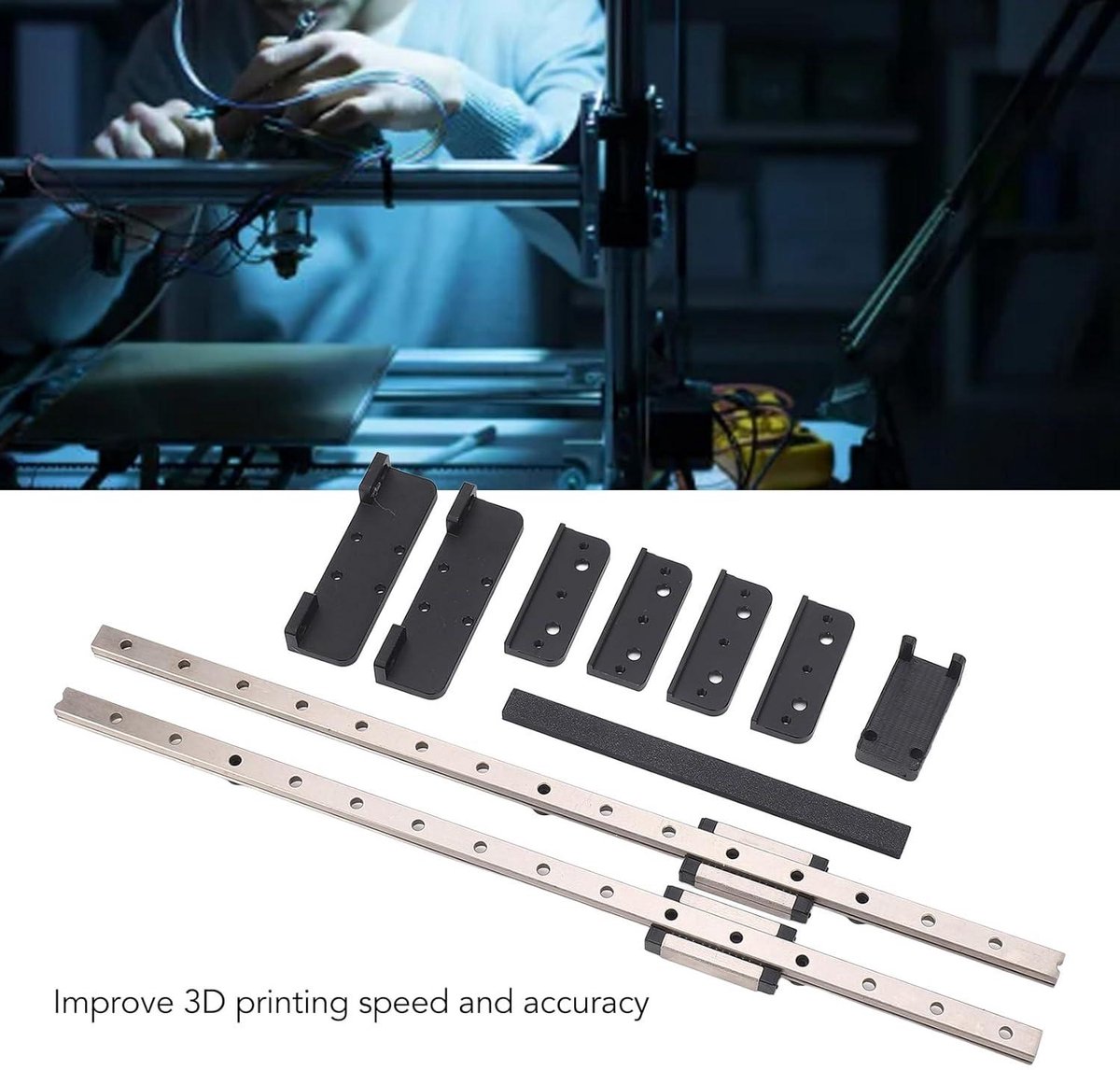 Wat vinden we goed aan de Geleiderail Y-as koolstofstaal voor Ender 3 Pro 4 V2 S1 S1 Pro