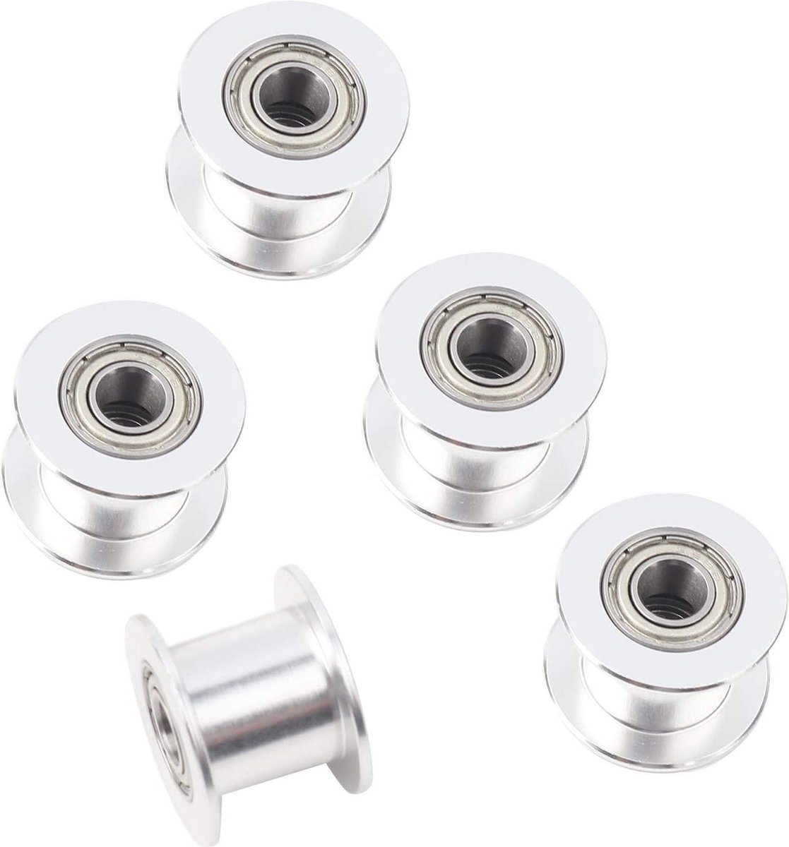 De Gladde GT2 Idler Pulley 10mm - 5 Stuks - Timing Katrol 3D-printer in één oogopslag