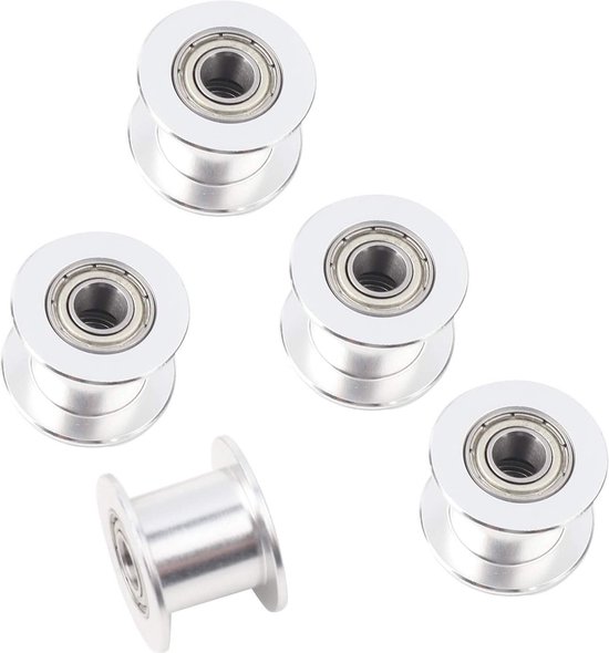 Stevige en soepele GT2 idler-katok voor 10 mm riemen — set van 5