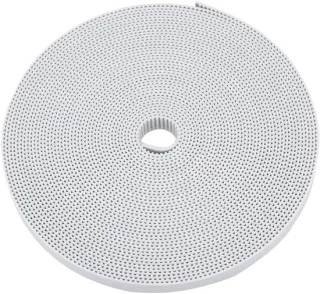 GT2-tandriem voor 3D-printer - 10 mm breed - 10 m lang - wit
