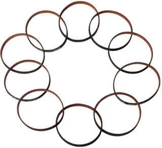 GT2 timing belt 10x188mm met sluitlus