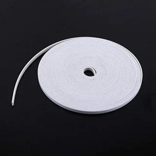 GT2 Timingriem 6 mm x 2 mm - 10 m, wit
