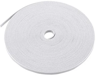 GT2 Timingriem 6 mm x 2 mm - 10 m, wit