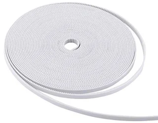 GT2 Timingriem 6 mm x 2 mm - 10 m, wit