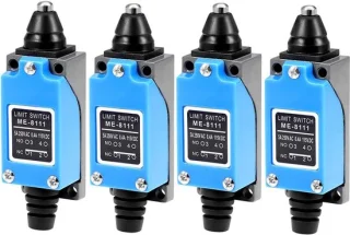 Guuzi 4 stuks plunger limit switch 1NC 1NO ME-8111 voor CNC-frees 3D-printer deurschakelaar