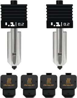 Hot-end set 0.2 mm tempered staal voor 3D-printer