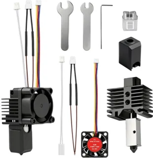 Hotend kit voor Bambulab 3D-printer, gehard staal 0,4 mm