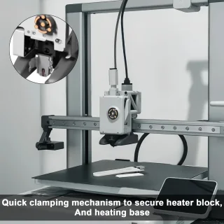 Hotend verwarmingsmontage - A1/A1 Mini - verwarmingsblok