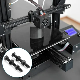 HSEAMALL 3D Printer M3 Hex Screw Set, 1600 Pieces (Screws, Nuts & Washers)