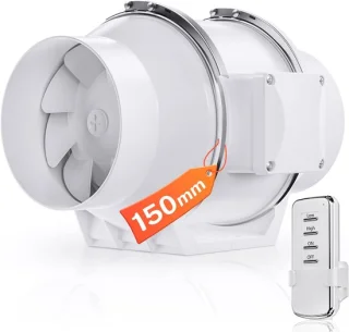 Inline ventilator 150 mm met snelheidsregelaar – ShopVlot