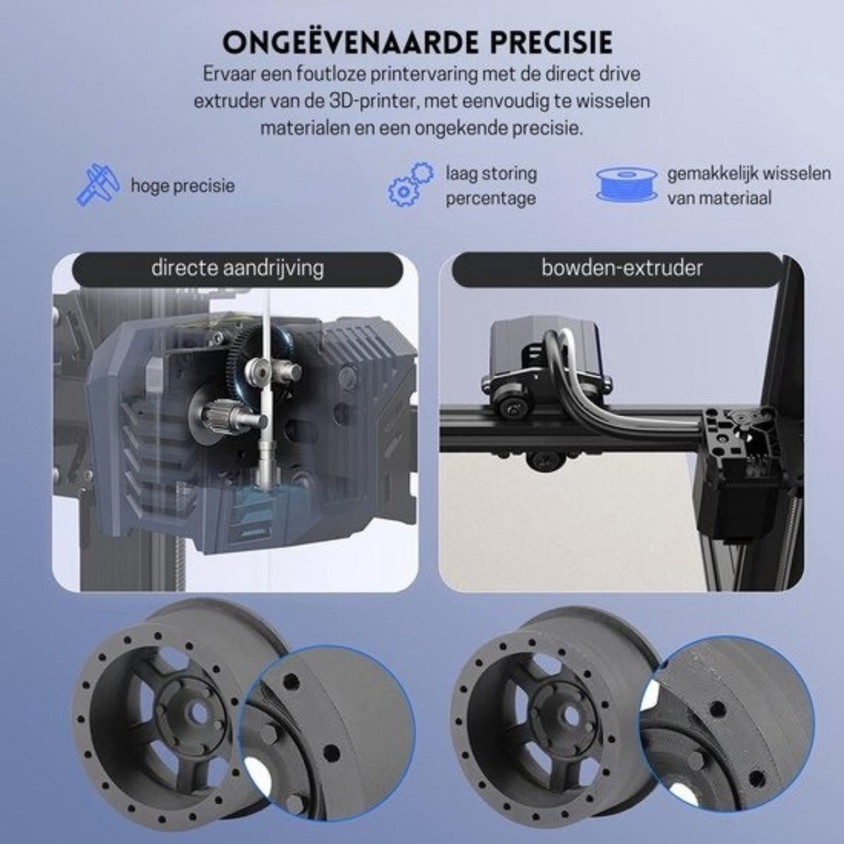 Intelectro 3D Printer 220x220x250mm Zwart
