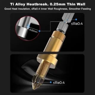 K1 Keramisch Hotend Verwarmingsblok Set – Snel, stabiel en thermisch efficiënt