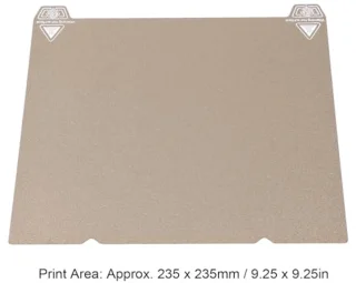 K235 3D-printbed voor Ender 3 S1 Pro