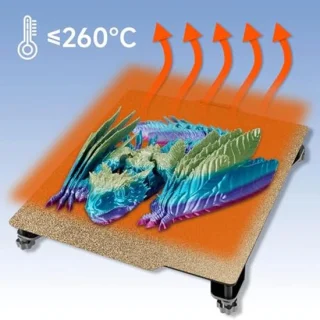 K235 3D-printbed voor Ender 3 S1 Pro