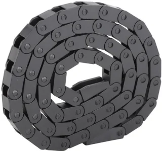 Kabelketting nylon zwart 7 x 7 mm voor 3d-printer en cnc-machines