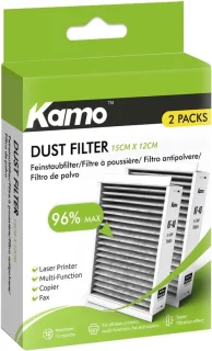 Kamo geurfine en fijnstof filter voor laserprinter 150 x 120 mm, 2 stuks