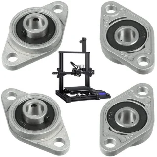 KFL08 flenslager 8 mm