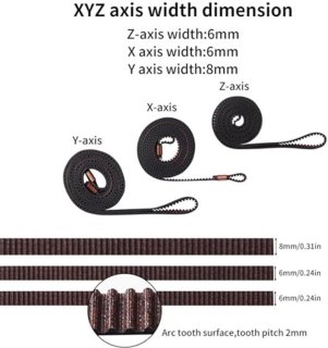 Wat vinden we goed aan de KOBRA 3D-printer vervangingsset tandriemen voor X/Y/Z-as