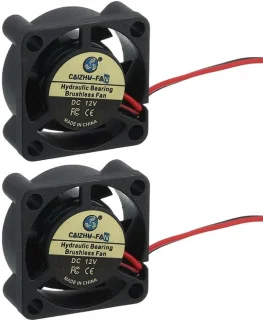 Koude ventilator 25 x 25 x 10 mm 12V 12000rpm - 2 stuks - ServiceTopper