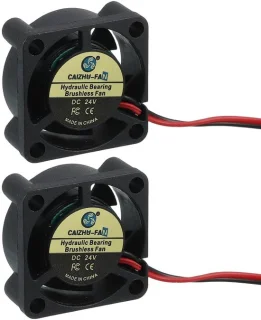 Koude ventilator 25 x 25 x 10 mm - 2 stuks - ServiceTopper