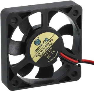Koude ventilator 50 x 50 mm - 24 V, 6016 rpm – hydraulische lagers