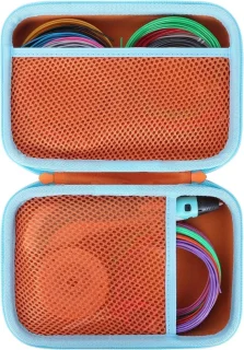 Lebakort Hard hoesje compatibel met Scrib3d P1, Mynt3d Super en 3doodler Start, oranje