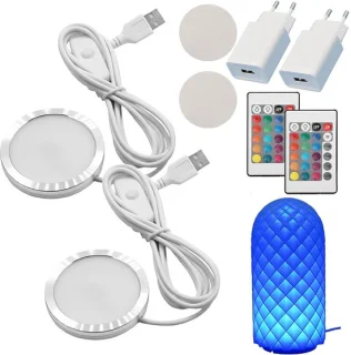 LED lamp set voor 3D printer - 3D verlichting strips - rgb nachtlampen - shopvlot