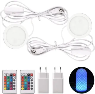 LED lampen voor 3d printer - 2 stuks creatief lichtset - aluminium behuizing - ShopVlot