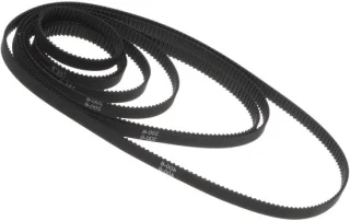 LIVIA HOME tandriemen 8 stuks gesloten cyclus 2GT rubber 6 mm