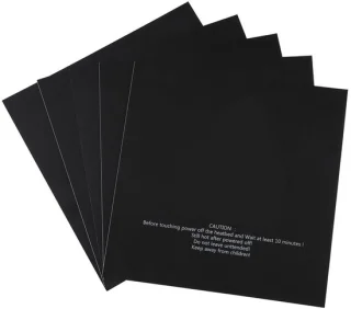 LIVIA HOME verwarmde bedstickers 5 stuks 220x220mm voor 3D-printbed