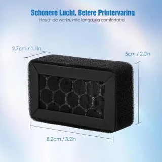 Luchtfiltercartridge voor 3D-printer - H13 HEPA - ShopVlot