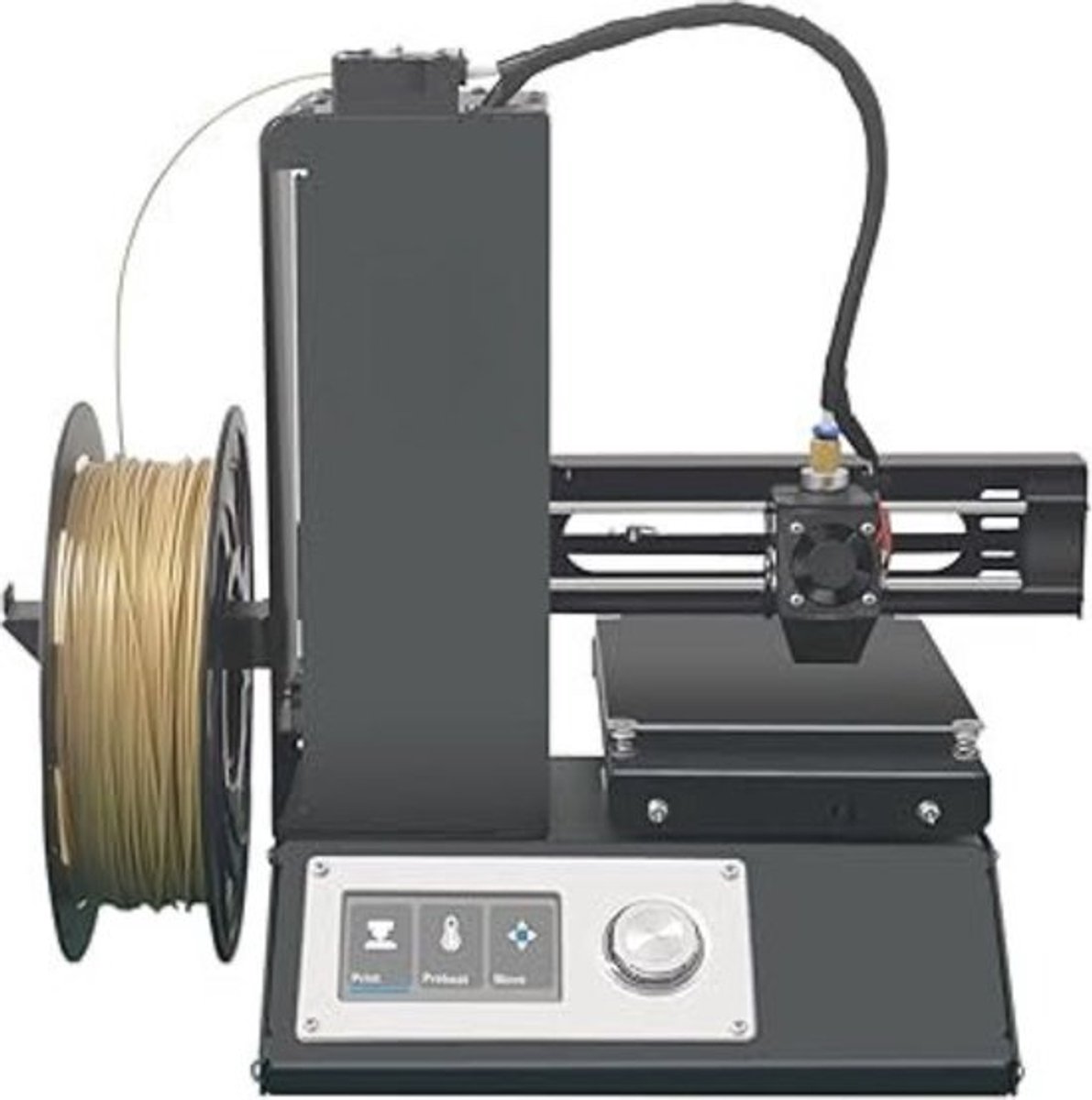 Luxe 3D Printer Bouwpakket Desktop Zwart