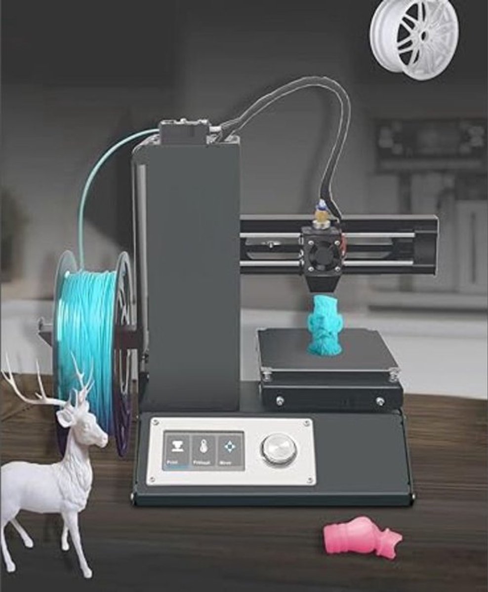 Luxe 3D Printer Bouwpakket Desktop Zwart