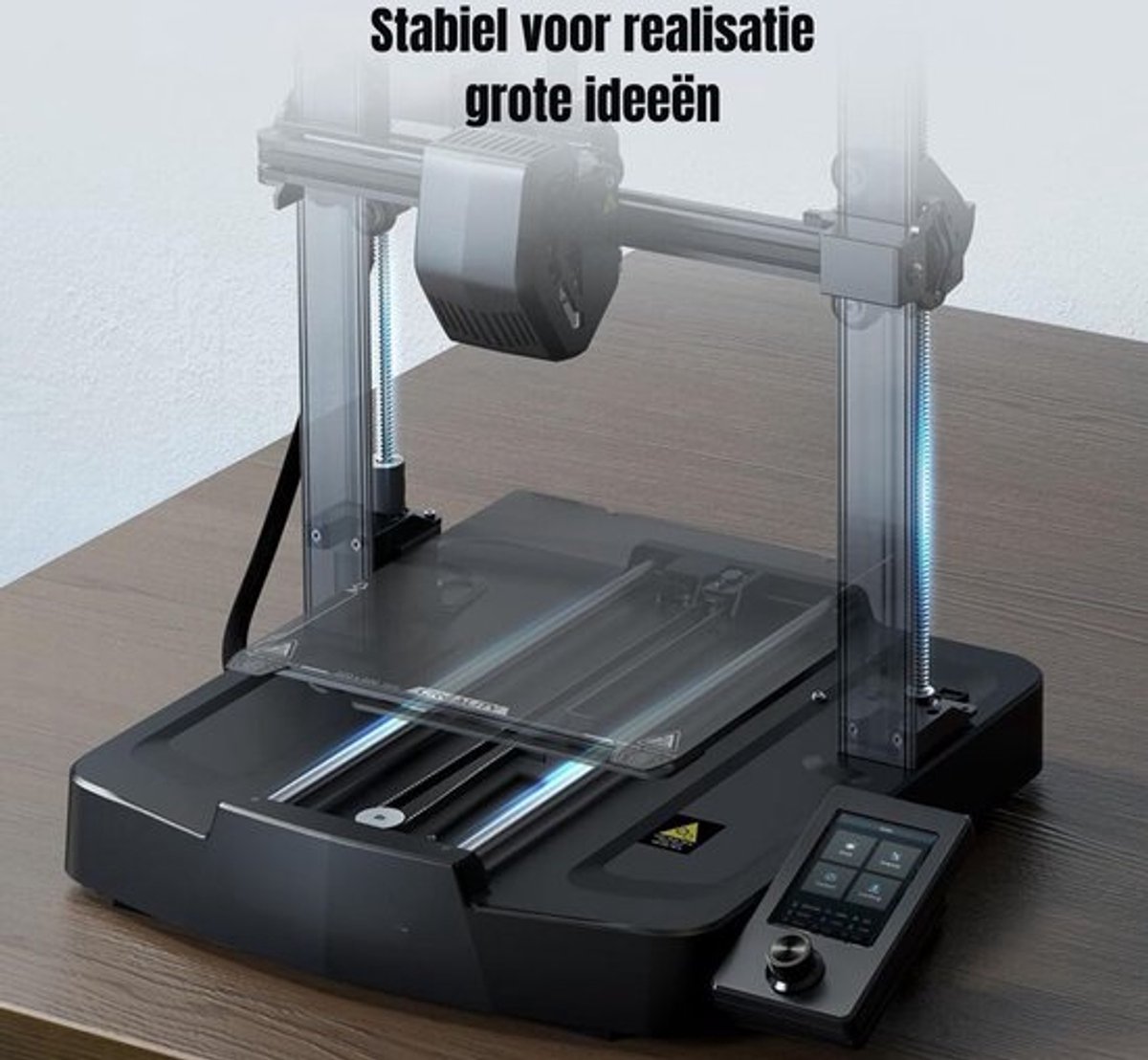 Wat vinden we goed aan de Luxe 3D Printer Bouwpakket Zwart Beginner