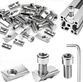 M6 groefstenen set van 120 stuks