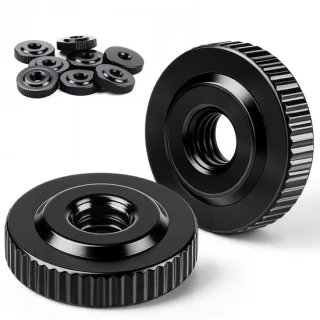 M6 kartelmoer, carbon staal, zwart, voor 3D printer onderdelen