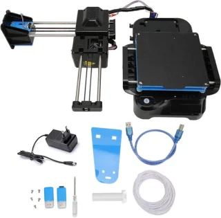Mini 3d hobby printer 10x10x10 cm zwart