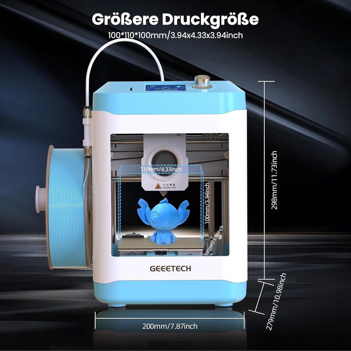 Mini 3D Printer Bouwpakket voor Beginners