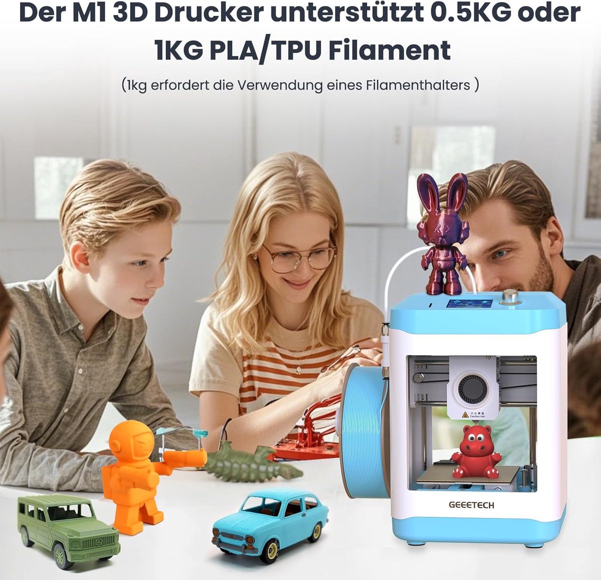 Mini 3D Printer Bouwpakket voor Beginners
