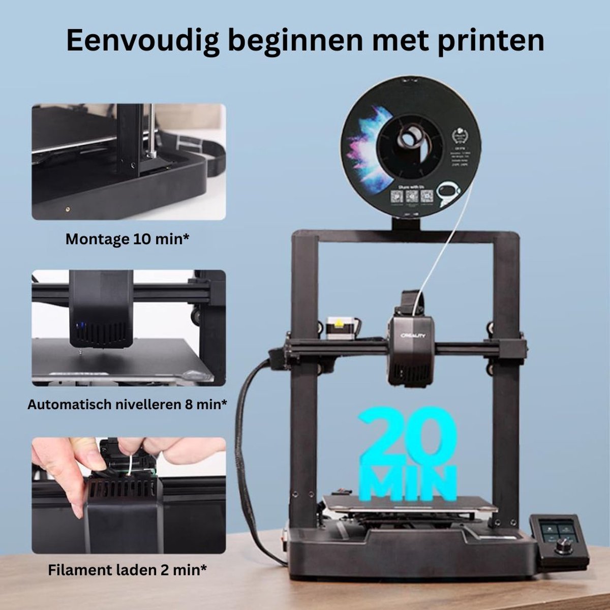 Mini 3D Printer Bouwpakket voor Beginners