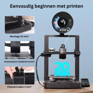 Mini 3D Printer Bouwpakket voor Beginners