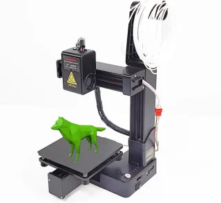 Mini 3D-printer desktop/hobby - 100x100x100 mm - zwart