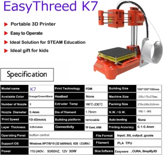 Mini 3D-printer – desktopmodel